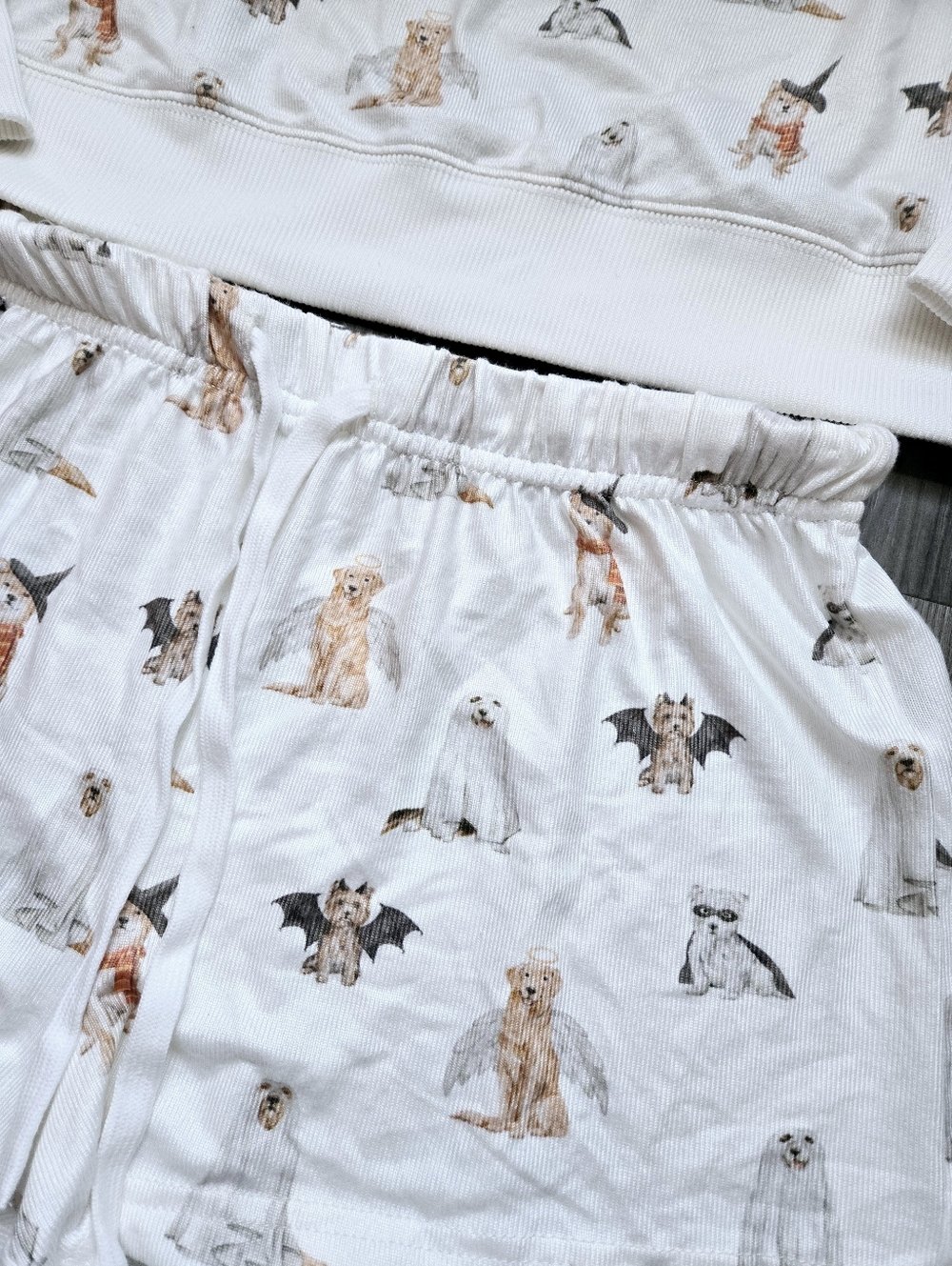 NWOT Z SUPPLY Hey Boo Dog Long Sleeve Pajama SET - Picture 4 of 7